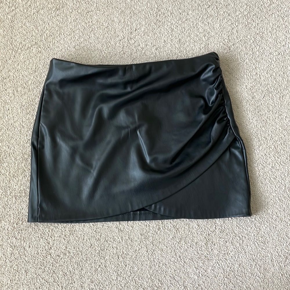 Zara Leather Skirt